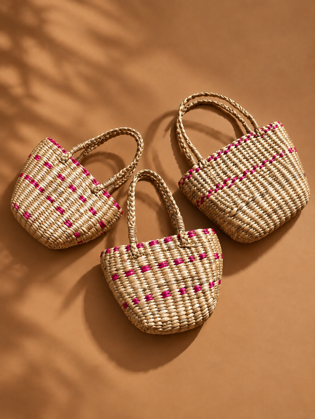 Water hyacinth handbags