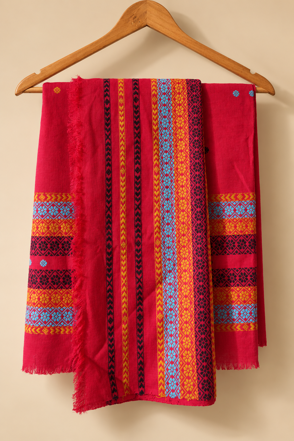 Traditonal floral border Mekhela sador