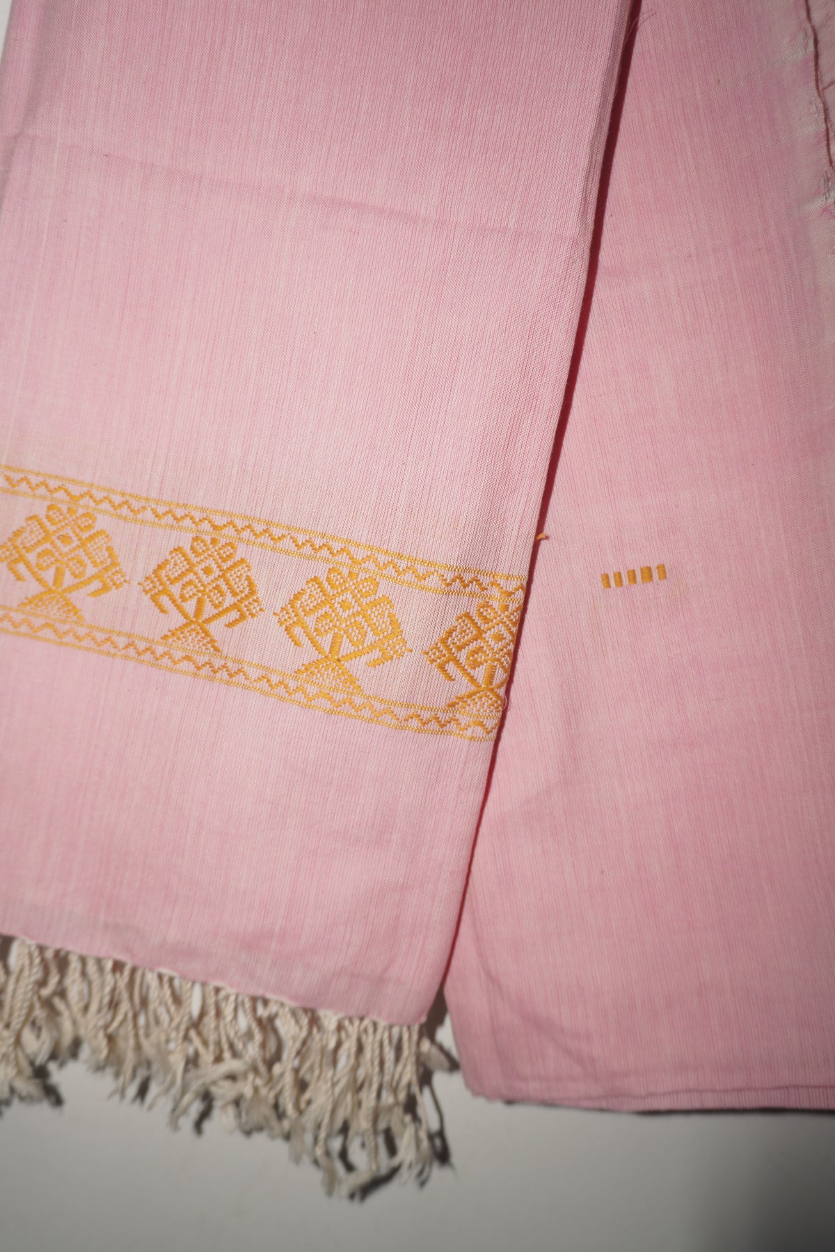 Baby and Mustard yellow Cotton stole