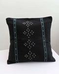 Black, Blue & White Pinbuk Design Cushion Cover -Set of 2