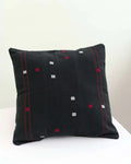 Black, Red & White Pinbuk Design Cushion Cover -Set of 2