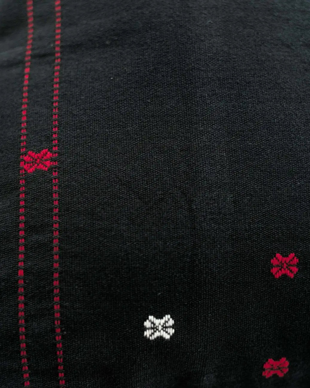 Black, Red & White Pinbuk Design Cushion Cover -Set of 2 – image 2