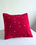 Red, Black & White Pinbuk Design Cushion Cover -Set of 2