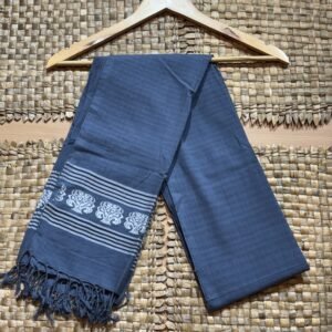 Grey Cotton Stole