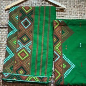 Green Mekhela Sador