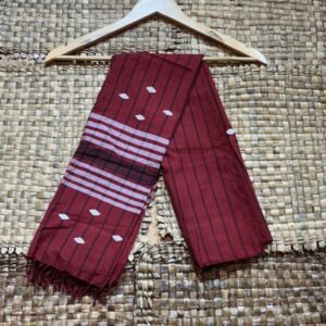 Red & Black Cotton Stole